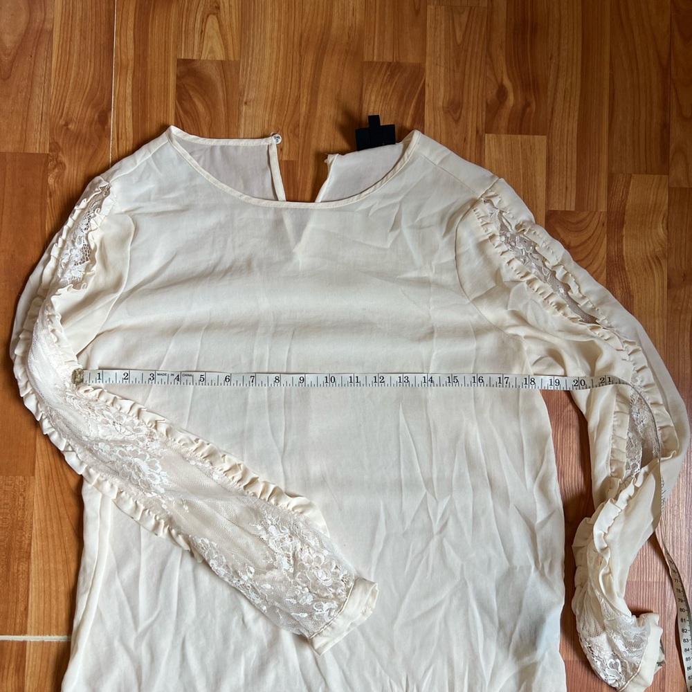 Who What Wear Cream Blouse
